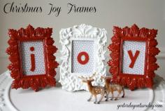 
                    
                        Christmas Joy Frames, a Christmas decor idea from yesterdayontuesda...
                    
                