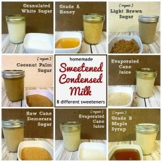 
                    
                        With the holidays here, who doesn't use sweetened condensed milk?  Here's a homemade version that allows you to use ANY sweetener you have on hand, making it easy to bypass the store in case you run out! :: DontWastetheCrumb...
                    
                