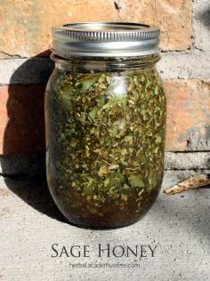 
                    
                        Sage Honey recipe - a DIY herbal remedy // Sage is one of my favorite culinary herbs and one of the herbs people have easy access to no matter where they are. #herbalism #remedy
                    
                