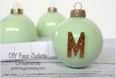 
                    
                        Get the look of vintage jadeite with these DIY Jadeite Ornaments from yesterdayontuesda...
                    
                