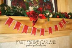 
                    
                        Create a fast festive garland for Christmas or any celebration from yesterdayontuesda...
                    
                