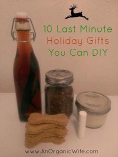 
                    
                        10 Last Minute Holiday Gifts You Can DIY
                    
                