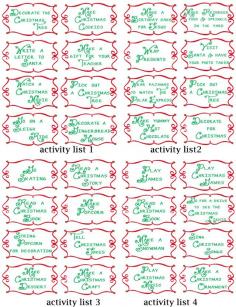 
                    
                        Advent Countdown Calendar including 100+ Activites to do with your family: FREE printables #christmasactivities #christmascountdown #adventcalendar
                    
                