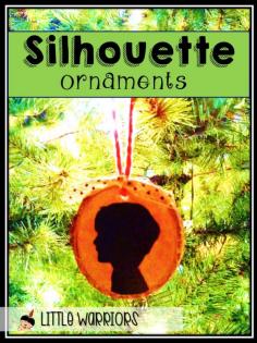 
                    
                        Silhouette Ornaments tutorial, The Perfect Christmas Keepsake-find out how to make the perfect silhouette every time!!!
                    
                