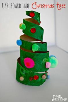
                    
                        Christmas Crafts for Kids - Cardboard Roll Christmas Trees. Such a great way to used those empty tubes we all seem to have lying around. My kids had such fun decorating their trees!
                    
                