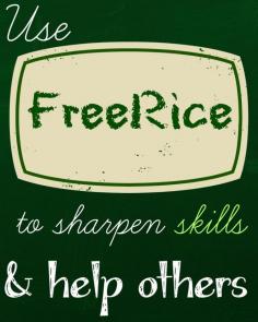 
                    
                        Use FreeRice in your classroom and help donate food to those in need!
                    
                