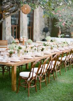 
                    
                        Al fresco wedding table: www.stylemepretty... | Photography: Jemma Keech - jemmakeech.com/
                    
                