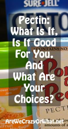 
                    
                        Pectin: What Is It, Is It Good For You, And What Are Your Choices?
                    
                