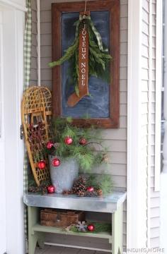 
                    
                        A Vintage Christmas Front Porch
                    
                