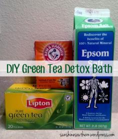 
                    
                        DIY Green Tea Detox Bath
                    
                