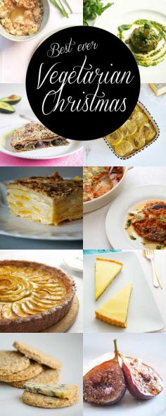 
                    
                        Vegetarian Christmas Recipes Round-Up - delicious vegetarian appetizers, entrees, sides, desserts & cheese | ramsonsandbramble...
                    
                