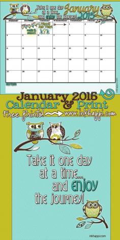 
                    
                        A new year!  January 2015 Calendar and a print. Free printables!
                    
                