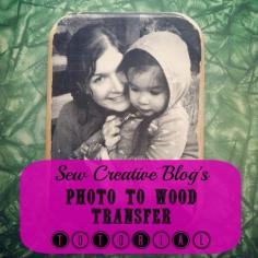 
                    
                        Create a one of a kind gift with this Photo to Wood Transfer Tutorial. A beautiful DIY craft project from Canadian Craft Blogger Sew Creative
                    
                