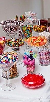 
                    
                        Instead of wedding favors, let people fill up bags with the candy of their choice. | 31 Impossibly Fun Wedding Ideas
                    
                