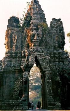 
                    
                        One of the Stone Gates of Angkor Thom, Cambodia.
                    
                