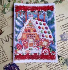 
                    
                        Gingerbread House Christmas Card by Lin Loves Paper ♥
                    
                