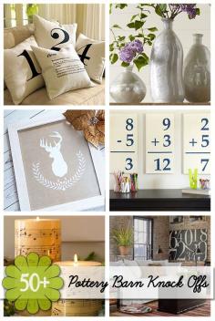 
                    
                        50 Plus Favorite Pottery Barn Knock Offs | DIY Projects and Crafts Inspired by Pottery Barn
                    
                