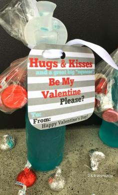 
                    
                        Hugs & Kisses and a great big squeeze! Valentine idea and free printable #valentinesday #freeprintable
                    
                