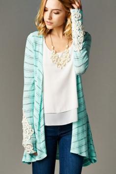 
                    
                        Leanna Cardigan in Aspen Mint
                    
                