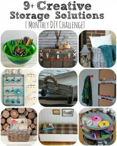 
                    
                        Creative Storage Solutions! Get organized with these DIY projects!
                    
                