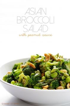 
                    
                        This Asian Broccoli Salad recipe is quick and easy to make, and tossed with the most delicious peanut sauce.
                    
                