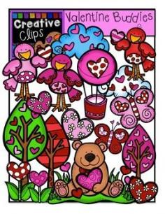 
                    
                        This 33-piece set is packed with Valentine themed critters and nature images. There is a variety of images in this set including birds, butterflies, heart flowers, heart clouds, heart trees, hot air balloon, and more! Included are 23 vibrant, colored images and 10 black and white versions (not shown in the preview). $
                    
                