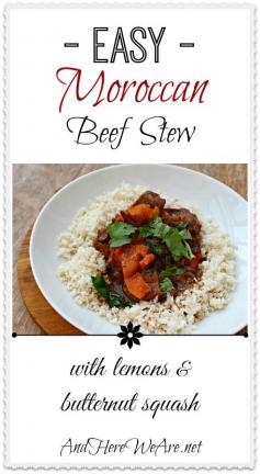 
                    
                        Easy Moroccan Beef Stew
                    
                