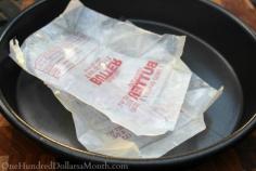 
                    
                        Penny Pinching Tip – Using Butter Wrappers to Grease Pans - When it comes to saving money, it's not just one thing that adds to huge savings, it's tons of little tiny actions/methods that add up over time.  I learned this tip from my grandmother, and while I know some of you already use it, I thought I would...
                    
                