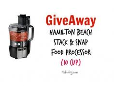 
                    
                        Hamilton Beach Stack & Snap Food Processor...I hope you win! Good Luck!
                    
                