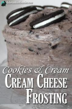 
                    
                        Cookies and cream cream cheese frosting made with Oreo cookies is so simple to make and is it ever good!
                    
                