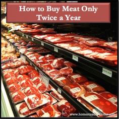 
                    
                        Meat is expensive and prices aren't going to go down anytime soon. One of the ways we save money is by buying meat only twice a year and you can, too!
                    
                