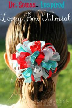 
                    
                        Dr. Seuss Inspired Loopy Bow Tutorial
                    
                