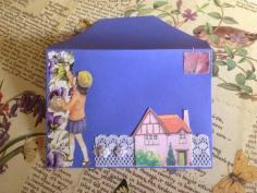 
                    
                        Mixed media art on a handmade envelope by Lin Loves Paper ♥
                    
                