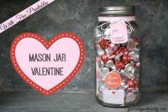 
                    
                        Valentine's Day Gift in a Mason Jar via yesterdayontuesda... #masonjars #valentinesday
                    
                