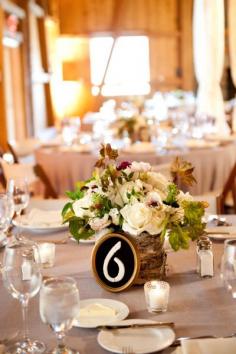 
                    
                        Rustic centerpiece and table marker: www.stylemepretty... | Photography: Brinton Studios - brintonstudios.com/
                    
                