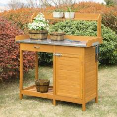 
                    
                        I need this Potting Bench!  Perfect for my smaller backyard and garden.
                    
                