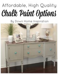 
                    
                        Affordable and High Quality Chalk Paint Options and my Sideboard Makeover - Down Home Inspiration
                    
                