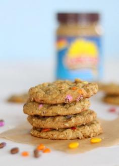 
                    
                        These colorful Sunbutter Oatmeal Cookies are made with sunflower seed butter! They're a great nut-free alternative to peanut butter cookies. Recipe from Bakerita.com
                    
                