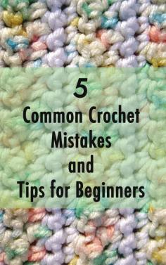 
                    
                        Beginning crochet mistakes
                    
                