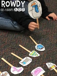 
                    
                        Retelling Sneezy the Snowman using popsicle sticks. My kids LOVED doing this activity! Freebie included to use in your classroom.
                    
                