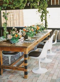 
                    
                        Retro and Southwestern flair come together to create this wedding table: www.stylemepretty... | Photography: NBarrett - nbarrettphotograp...
                    
                