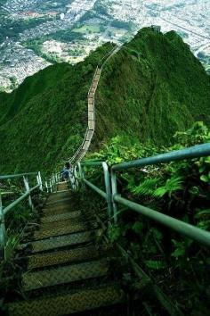 
                    
                        Stairway to Heaven - Haiku Stairs, Oahu, Hawaii
                    
                