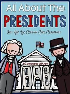 
                    
                        PRESIDENTS DAY UNIT: George Washington, Abraham Lincoln, The White House, Secret Service, Election Day!
                    
                