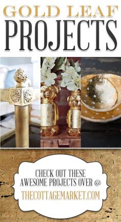 
                    
                        20 Gold Leaf Projects - The Cottage Market
                    
                