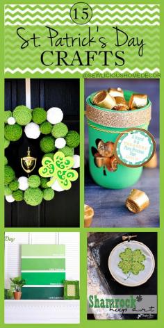 
                    
                        St Patricks Day Shamrock Crafts and Gift Ideas. sewlicioushomedec...
                    
                