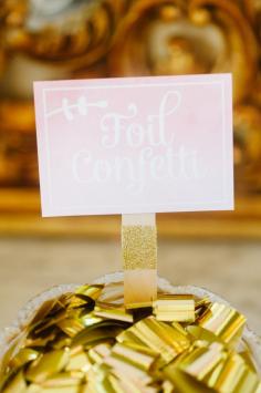 
                    
                        Stationery + Confetti Bar: Pretty in Stains: Weddings - Smitten with Sparkle Wedding Inspiration by Paramithi: {Coordination, Flowers & Décor} (Shoot Concept, Styling, Flowers and Decor) + Debbie Lourens Photography - via ruffled
                    
                