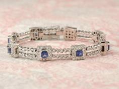 
                    
                        Gregg Ruth & Co. Sapphire And Diamond Bracelt. - 11 Main
                    
                
