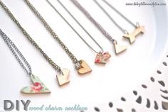 
                    
                        DIY Wood Charm Necklace #DIY #HobbyLobby #WashiTape #heart #arrow #charm #necklace #handmade #ValetinesDay #craft #craftblog #blog www.letslgitteran...
                    
                