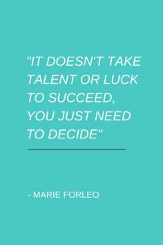 
                    
                        Overwhelmed & frustrated with your business? Get mentored by Marie Forleo, an 8 figure business owner. Learn how!
                    
                