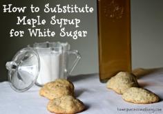 
                    
                        How to substitute maple syrup for white sugar in 4 easy steps.
                    
                